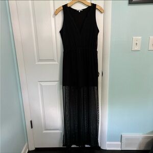 Charlotte Russe black sheer romper